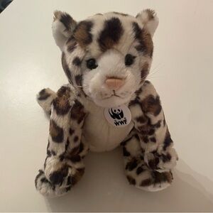 BUILD A BEAR LEOPARD CAT STUFFED ANIMALS WWF